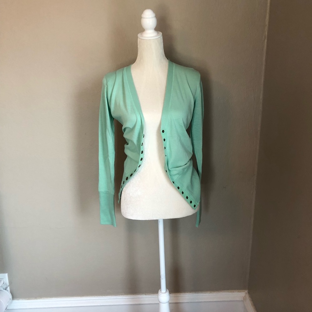 Mint Colored Cardigan